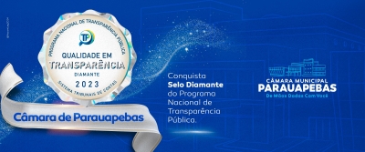 Mais uma vez em destaque: Câmara de Parauapebas recebe selo Diamante no Programa Nacional de Transparência Pública