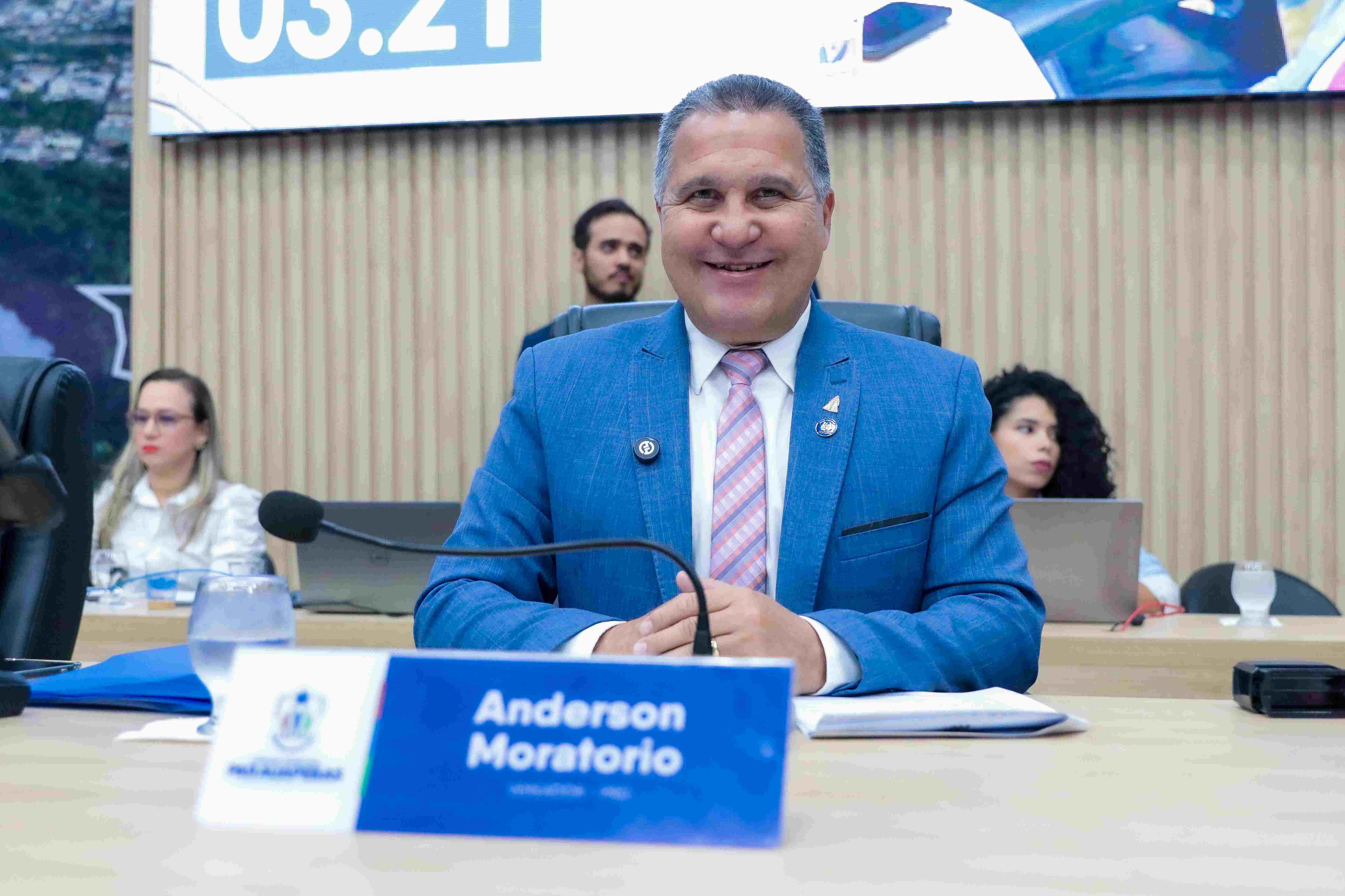 IAnderson Moratorio propõe criação de calendário de atividades esportivas e edital de credenciamento para artistas