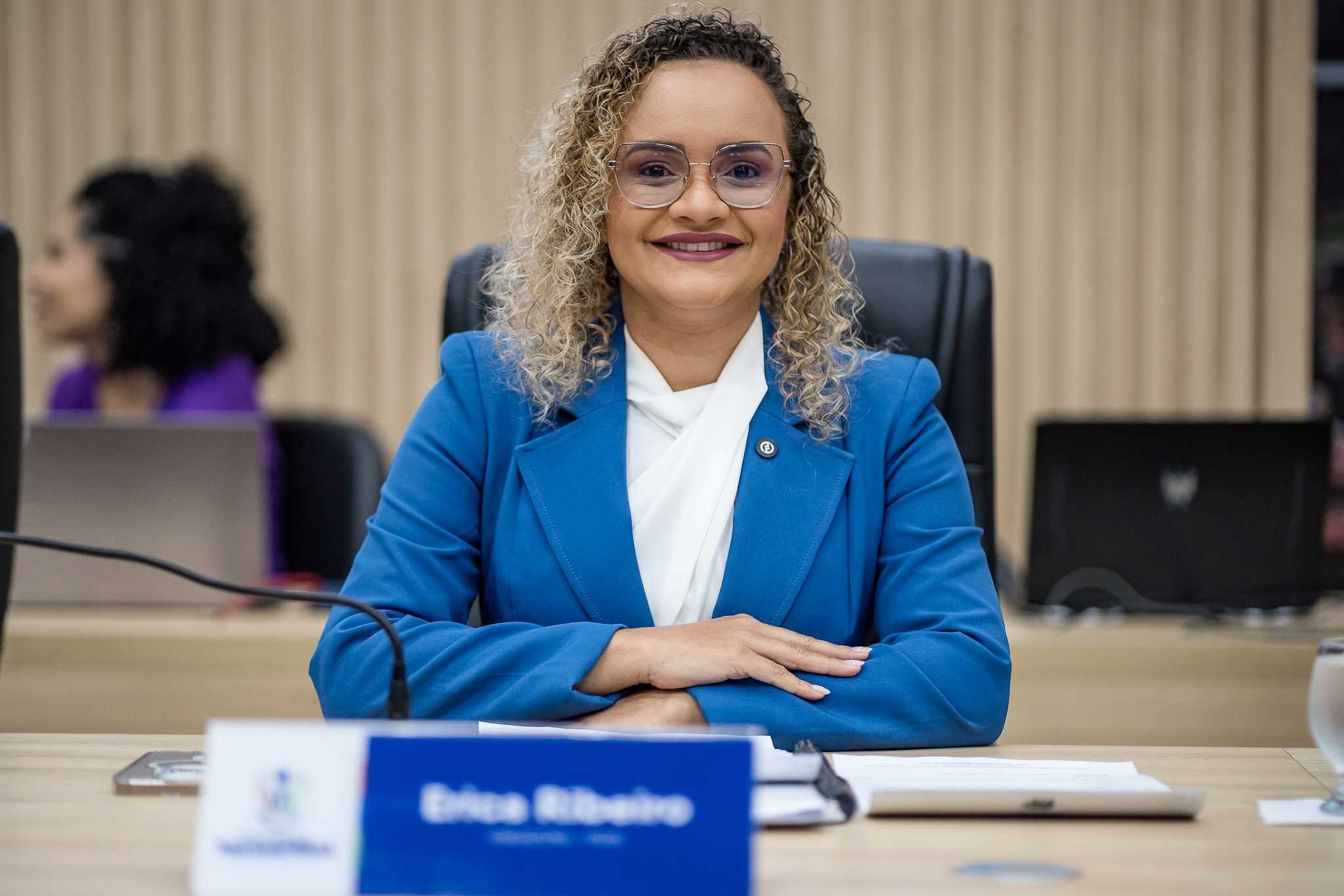 IErica Ribeiro propõe criação do Observatório de Segurança e cobra obras do Igarapé Guanabara e vacinas contra bronquiolite